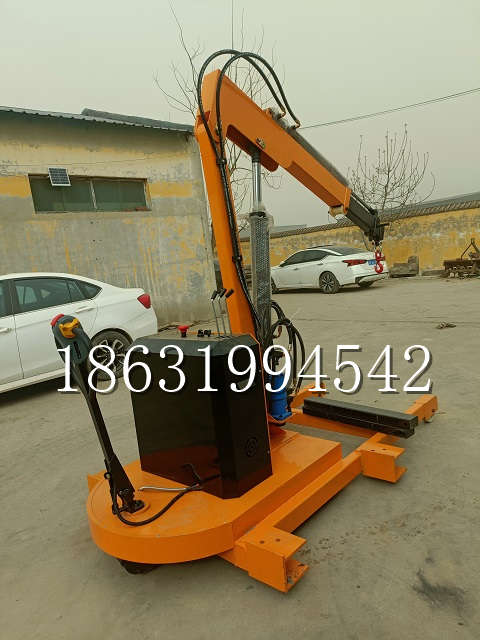 西峰区自卸车厢随车吊 自制轮式四不像起重机 四驱平板吊 5吨 贵盛